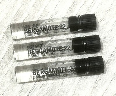 (3pc) Le Labo Bergamote 22 Eau de Parfum EDP Sample Vial .025oz, .75ml