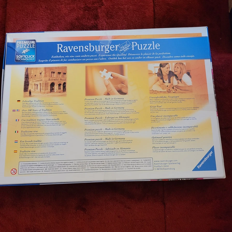 Ravensburger X Ed Hardy Love Gamble 1000 PC Jigsaw Puzzle Tiger - Image 2 of 2