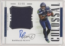 2018 National Treasures Rookie Colossal Signatures 53/99 Rashaad Penny Auto 1u6