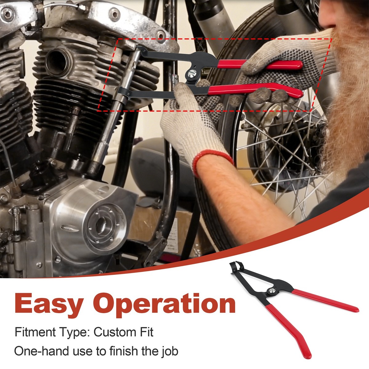 Yptd　PAIA 9305 TUBE HEAD 本体 アダプターなし Pushrod Tube Cap Removal Tool For Harley-Davidson Twin Cam 1999