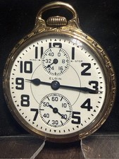 Elgin 21 Jewel B.W. Raymond Up & Down Winding Indictor Very Nice Watch