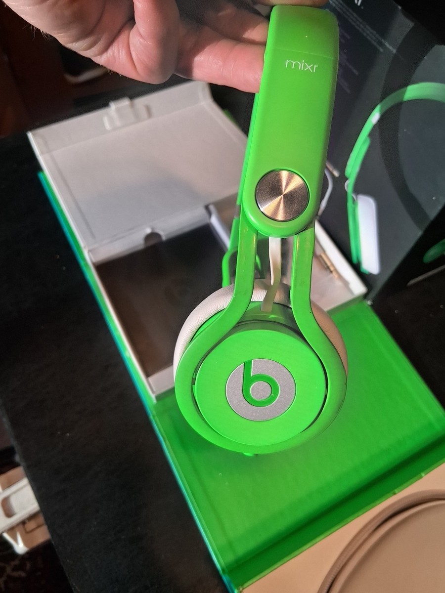 Beats Mixr Mixer Wired Headphones Neon Green Limited Edition David