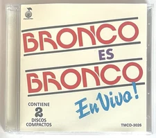 Bronco Es Bronco En Vivo RARE Live 2 X CD US Pressing FonoVisa 1992 Norteño