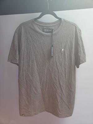 Kangol Men's XL Classic Heathered Grey Brown Crew Neck T-Shirt New NWT 