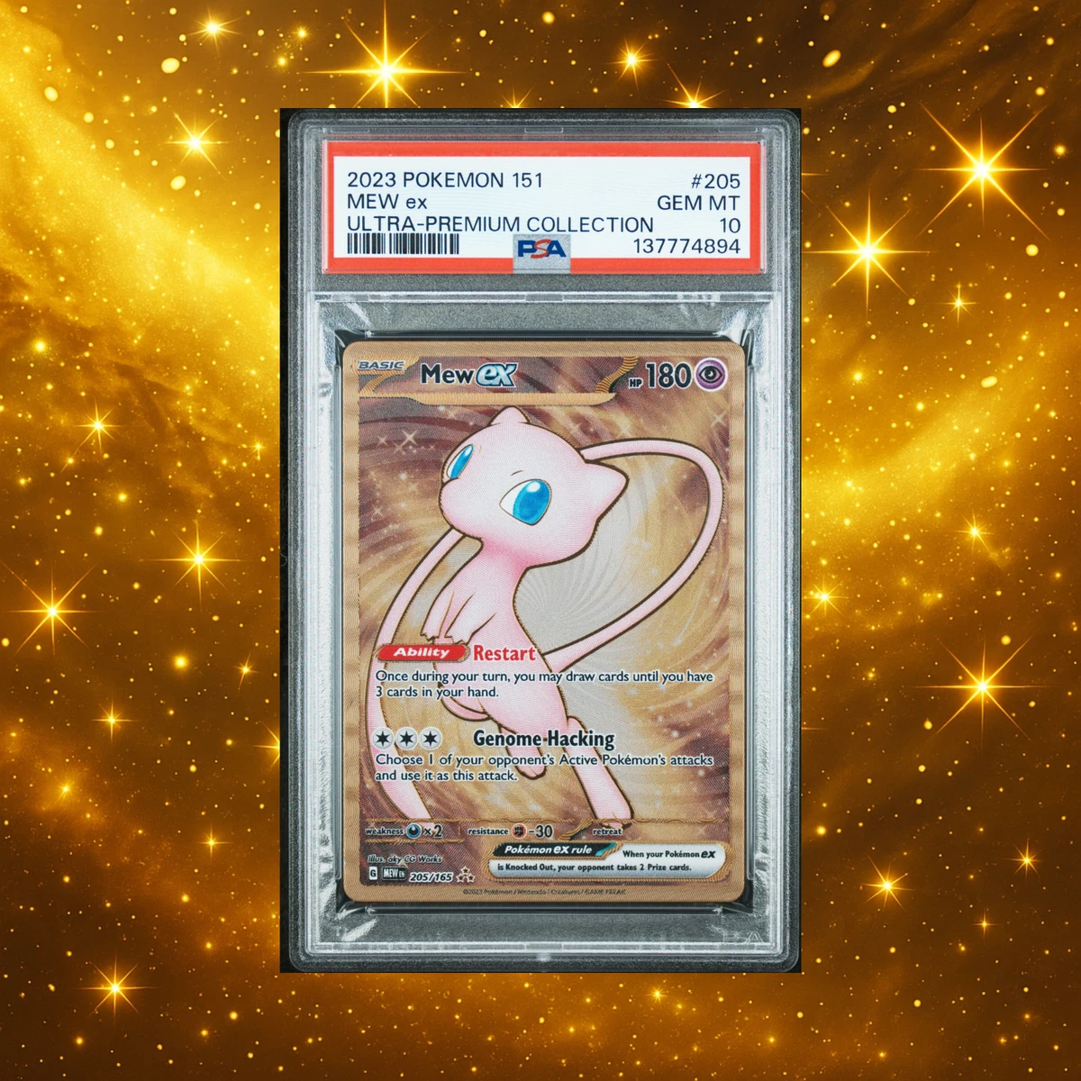 Mew Pokémon TCG Professional Sports Authenticator (PSA) Grade 10