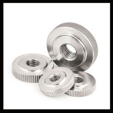 Solid Knurled Thumb Nuts Stainless Steel Hand Grip Knobs M2 M3 M4 M5 M6 M8 M10
