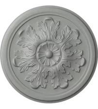 Ekena Millwork CM12LE Legacy Acanthus Ceiling Medallion, 12 3/4OD x 7/8"
