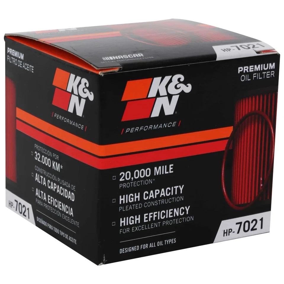 Масляный фильтр картриджа K&N подходит для Scion xD Toyota Corolla Prius Lexus CT200h HP-7021 - Изображение 4 из 4