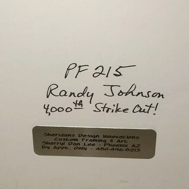 Randy Johnson 4K 4000 Ks Strikeouts Glossy 8x10 Photo Diamondback Poster Picture - Image 3 of 3