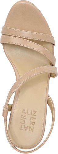 Elegant Women's Platform Heeled Sandals with Rhinestones - Eco-Friendly Choice - Picture 9 of 11