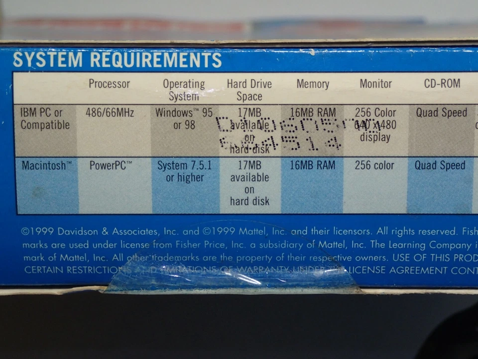 Vintage 1999 Fisher Price Rescue Heroes Hurricane Havoc PC Mac game Never Opened - Image 4 of 4