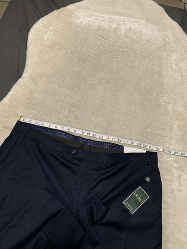 NWT Lauren Ralph Lauren Edgewood Dress Pants Mens 44x30 Straight Fit Navy Blue - Picture 7 of 8