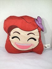 Disney Emoji Little Mermaid Laughing Ariel 11  Stuffed Pillow YS-624