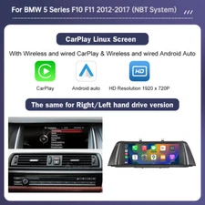 CarPlay Android Auto Multimedia TouchScreen For BMW 5 Series F10 F11 2011-2017/