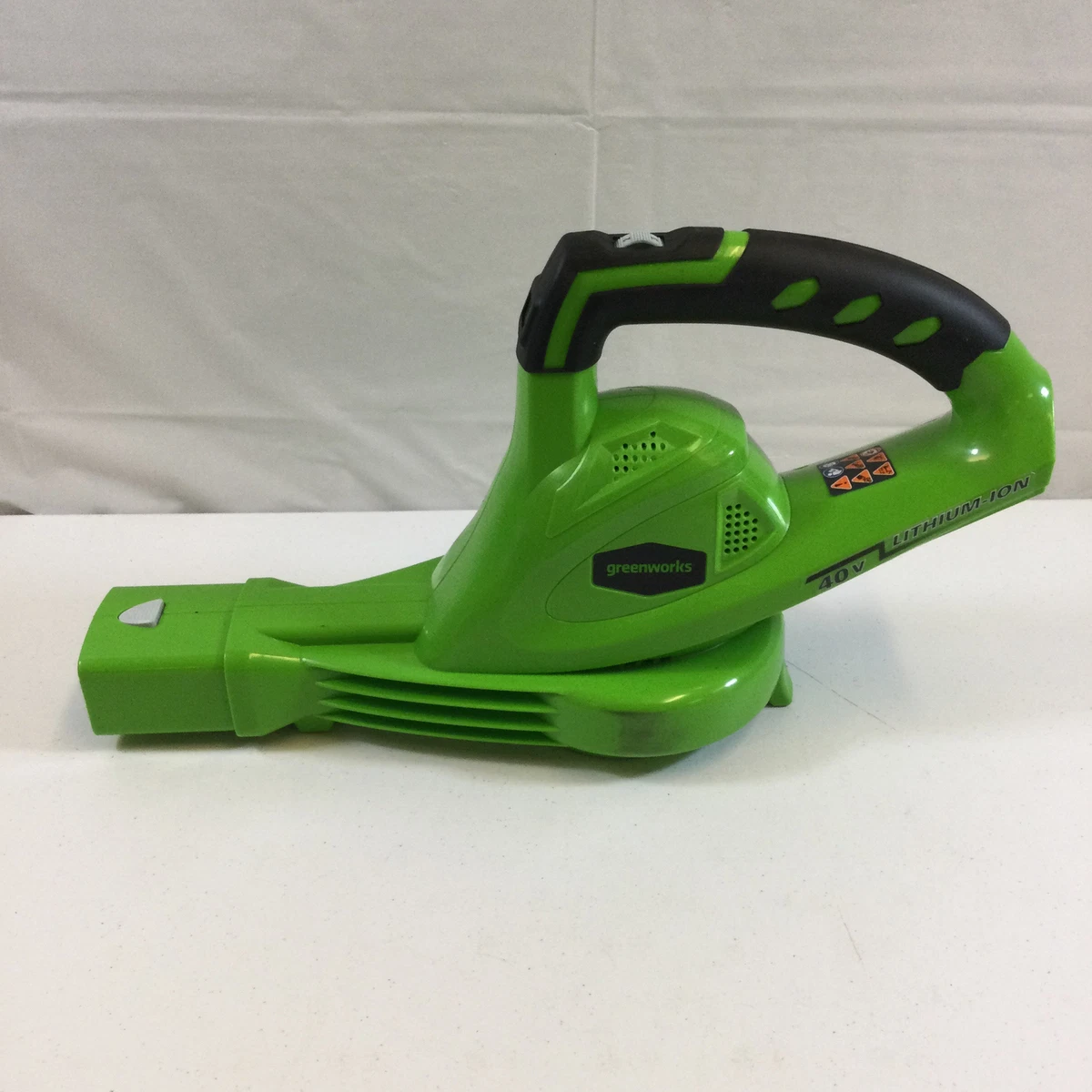 Greenworks 24252 Green Black 40V 150 MPH Max Speed Cordless Leaf
