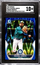 2023 Bowman - Prospects Blue Raywave Pattern Card #BCP-63 Michael Arroyo /150 