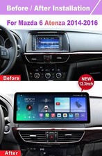 12.3inch Screen Android Car Radio For Mazda 6 Atenza 2014-2016 CarPlay Head Unit