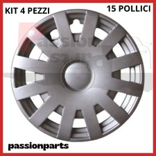 COPRICERCHI CITROEN C3 15" R15 COPRIRUOTA COPPE RUOTA BORCHIE SET 4 PZ