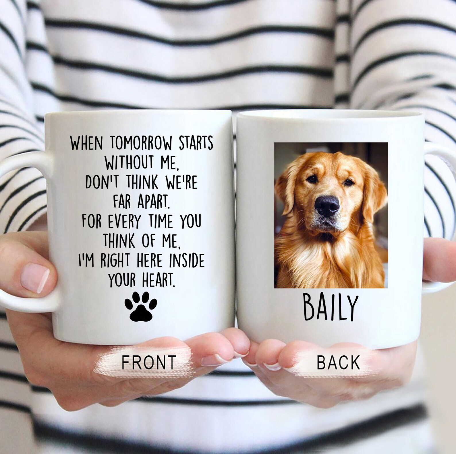 Pet Loss Gifts Dog Personalized Dog Mug Pet Loss Mug Pet Bereavement Gift