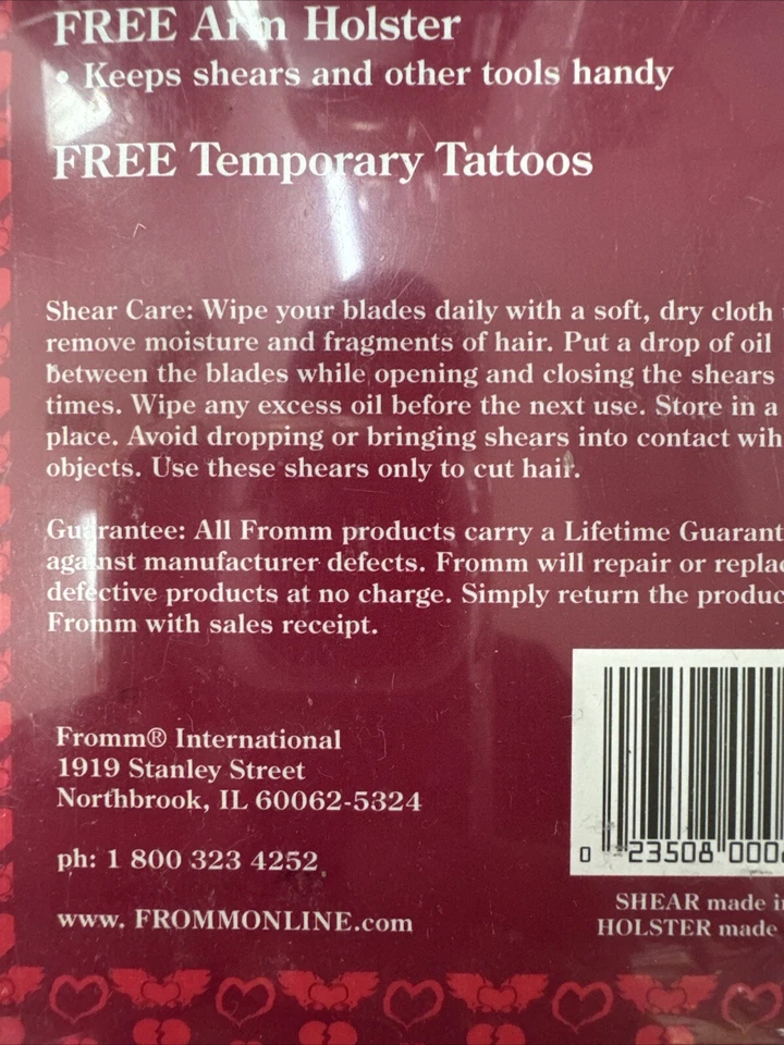 FROMM Kit Rompecorazones 5 1/4 pulgadas Cizalla Profesional (con Caja Original) Foto 4 de 4