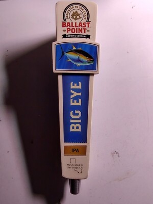 Ballast Point Big Eye IPA Beer Tap Handle Brewery 11 1/2'' San Diego California 