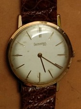 orologio Eberhard 392 vintage Gold filled manuale 34 mm fibbia originale 