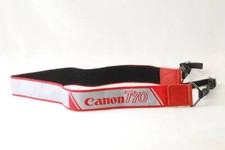 Canon T70 European Camera Of The Year1984 Camera Strap Red x Gray Shoulder Neck