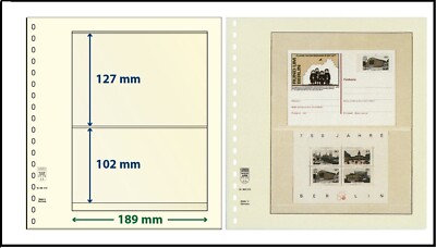 1-LINDNER-802210-T-Blank Pages-Blank Pages-2-Pockets-127/102x189mm