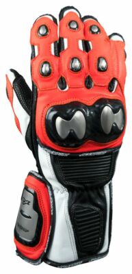 AGVSPORT Echelon Leather and Titanium Race Gloves