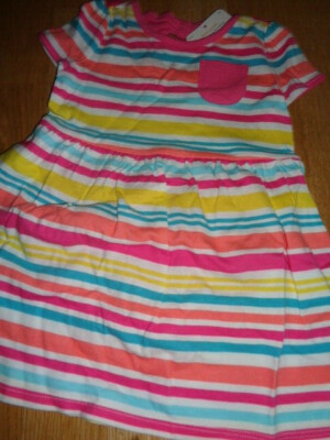 NWT Gymboree Mix N Match bow stripe dress 12-18 | eBay
