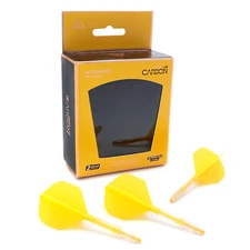CUESOUL ROST T19 Carbon Integrated Dart Shaft and Flight Standard Shape-Yellow