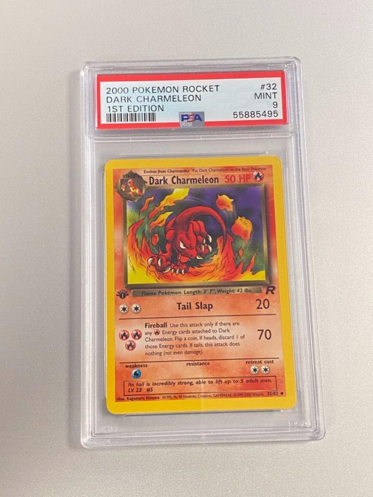 dark charmeleon pokemon card price 2000 1ST EDITION ROCKET #32 PSA 9 MINT 2000 Pokemon Rocket 32 Dark