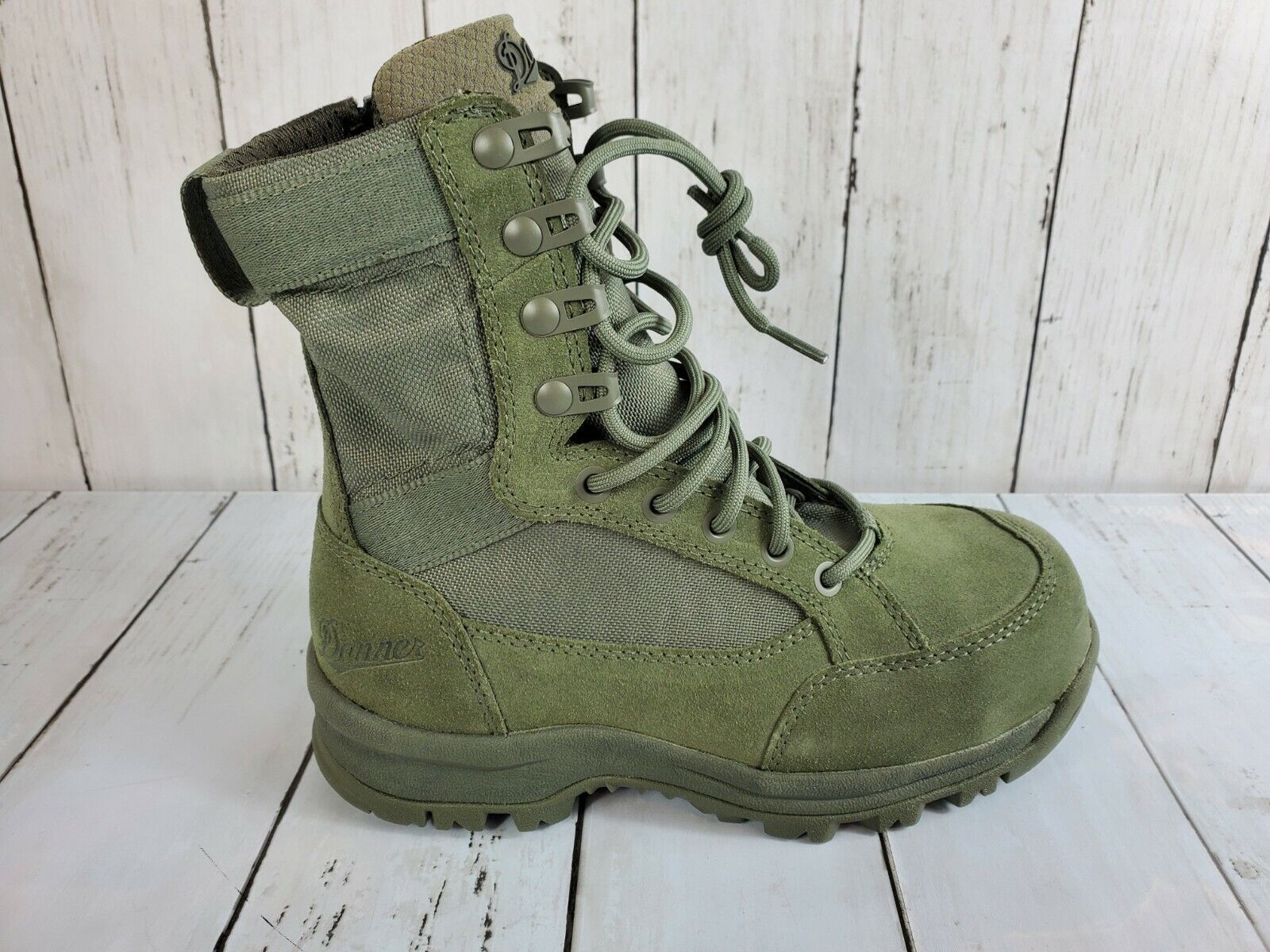 Danner Tanicus Side Zip Boots 55321 Mens Sz 3 Sage Green High 