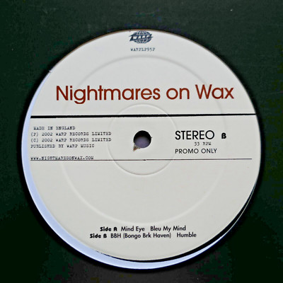 Nightmares On Wax   Mind Elevation 12'' Maxi Promo  Warp Records WARPLP95P  MINT-