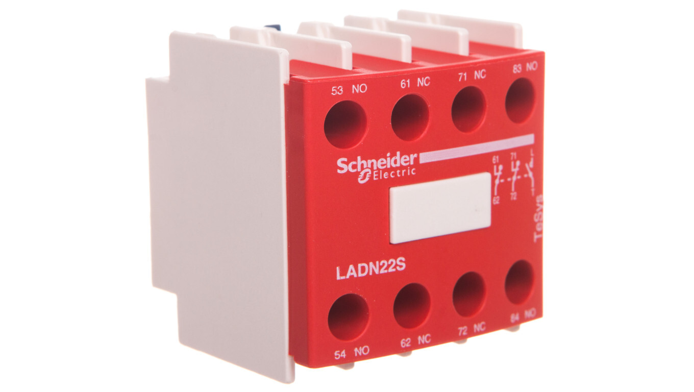 Auxiliary switch 2NO 2R red front mounting PREVENTA LADN22S /T2UK