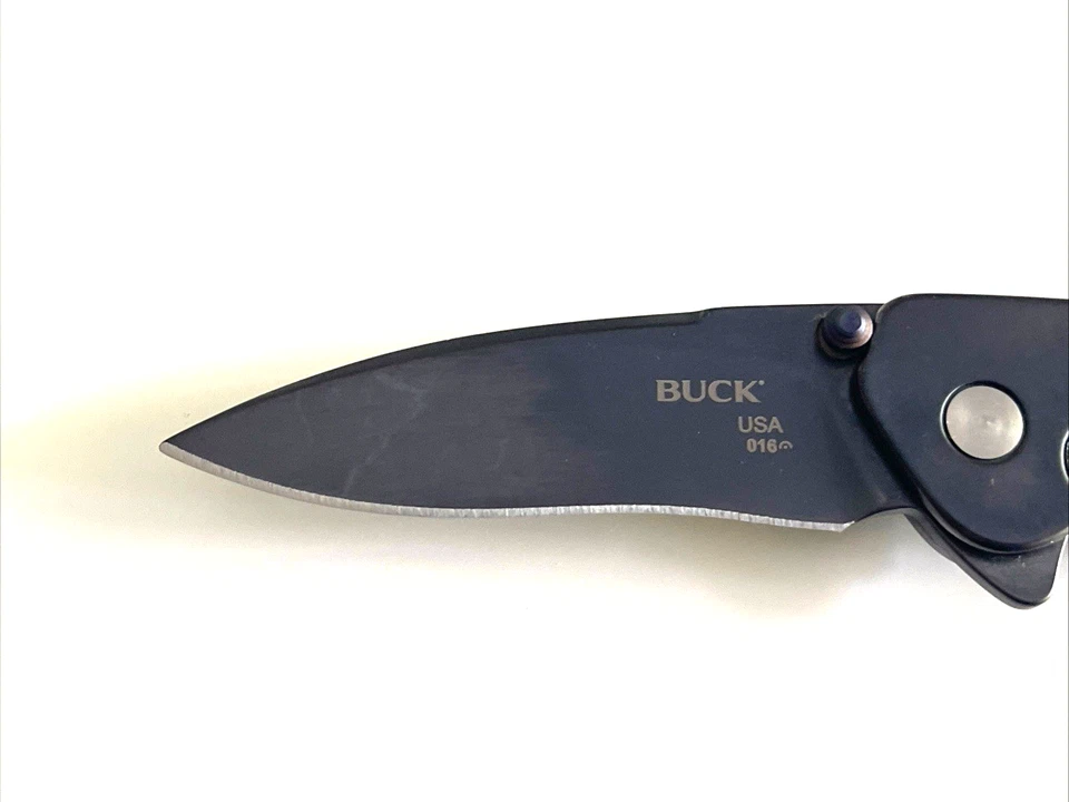 Cuchillo Plegable Buck 016 Lux Pro Fibra de Carbono S30V Bos Tratamiento Térmico EE. UU. Raro Foto 2 de 4