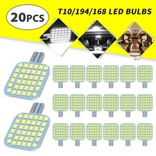 20x T10 194 168 921 912 Led Interior Light Bulbs For Rv Camper 6000k Super White