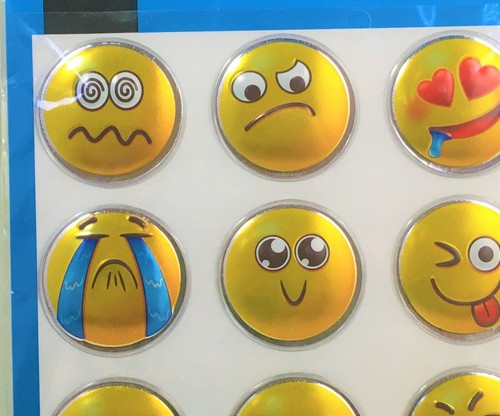Emoji Stickers_Arts & Crafts Stickers_Kids_Decorative Stickers_Fun Designs_New - Picture 2 of 7