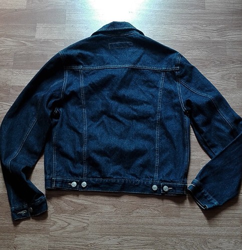 WAMPUM WPM GIUBBOTTO JEANS UOMO TAGLIA M COTONE - Foto 5 di 5