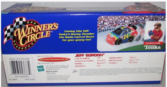 Winner's Circle Jeff Gordon #24 Dupont 2000 Chevy Monte Carlo fundido a presión 1/24 Foto 3 de 3