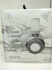 Razer Kraken Mercury White Over the Ear Gaming Headset - FOR PARTS