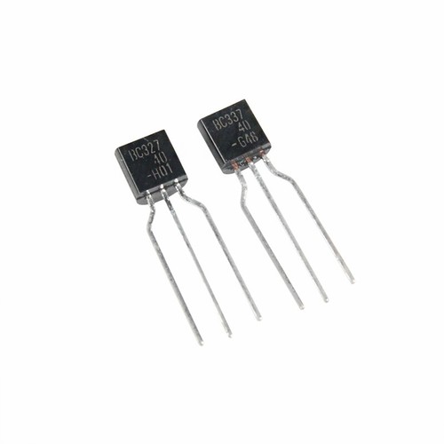 Par de nuevos transistores de audio de bajo ruido originales Fairchild BC327-40 BC337-40 TO92 - Imagen 5 de 5