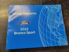 2022 Ford Bronco Sport Electrical Wiring Diagrams Manual Genuine OEM 