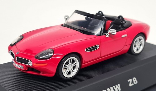 Jadi 1/43 - BMW Z8 Roadster C/W Soft top Red 990022 Diecast Scale Model Car - Picture 5 of 10