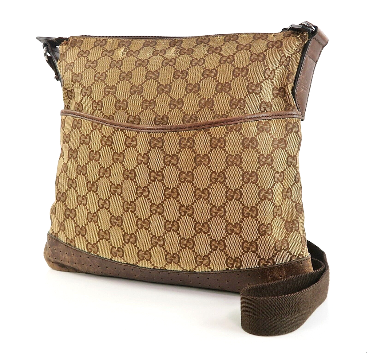 Gucci GGパターン バッグ ベージュ ブラウン GUCCI GGパターン ショルダーバッグ ベージュ/ブラウン キャンバス