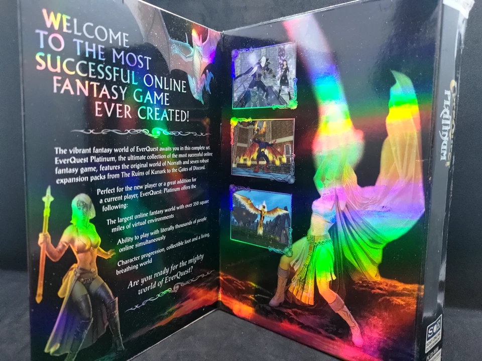 EverQuest Platinum - PC CD-ROM (2004) - Boxed - COMPLETE - MINT DISCS - Image 2 of 4