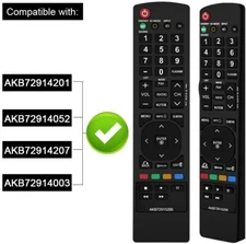 Replace Remote for LG LCD LED TV AKB72914201 AKB72914052 AKB72914240 AKB72915201