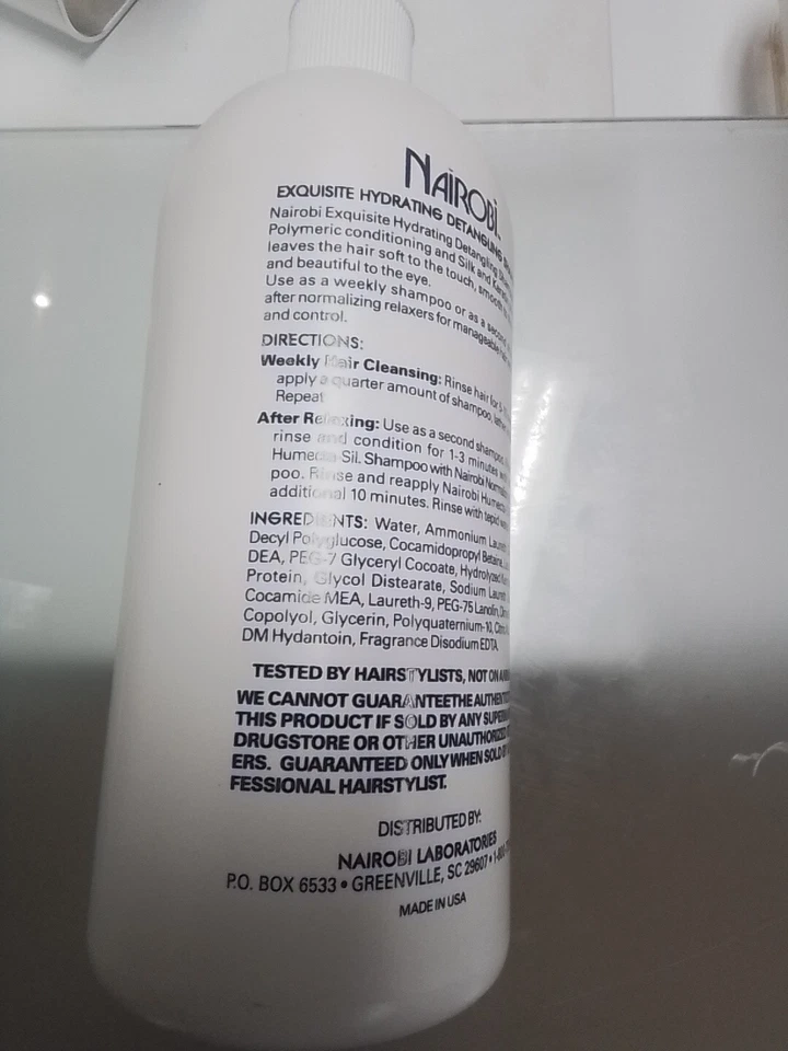 Champú desenredante hidratante Nairobi para unisex 32 oz Foto 2 de 2