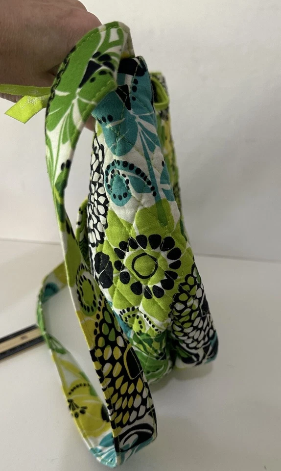 Bolso Bandolera Vera Bradley On the Go Patrón Limas Hobo Bolso de Mano ¡BONITO!! Foto 3 de 4