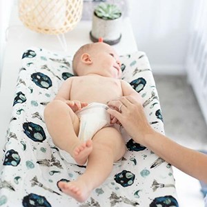 Mbk Autumn And Winter New Products Bebe Au Lait Oh So Soft Muslin Changing Pad Cover Space Ace Official Website Debateopinion Org